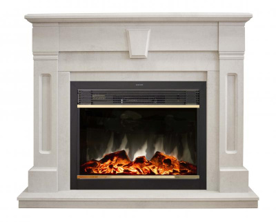 Электрокамин RealFlame Kellie 25,5/26 WT с MoonBlaze S LUX BL. Фото №3