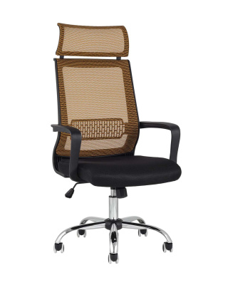 Кресло офисное TopChairs Style оранжевое. Фото №2