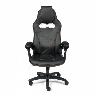 Кресло ARENA кож/зам, черный/черный карбон, 36-6/карбон черный. Фото №2
