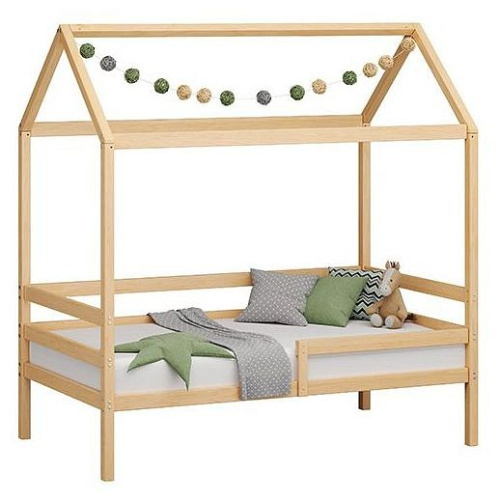 Кровать-домик Polini Kids Simple, коричневый. Фото №7