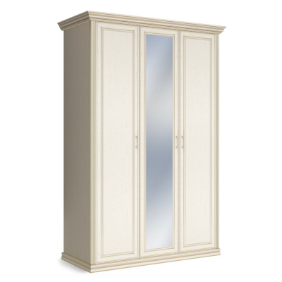 Шкаф распашной трехдверный с зеркалом Венето. Фото №3