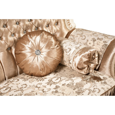 Кресло Эсмеральда крем/золото. Фото №4