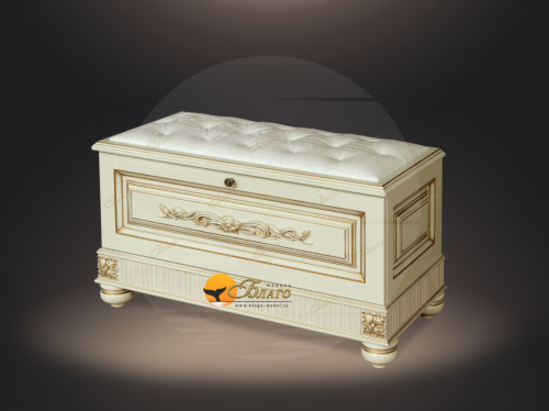 Банкетка МДФ с декорами Б5.2-8. Фото №1