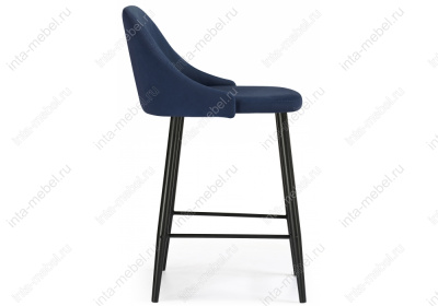 Барный стул Джама темно-синий / черный матовый. Фото №3