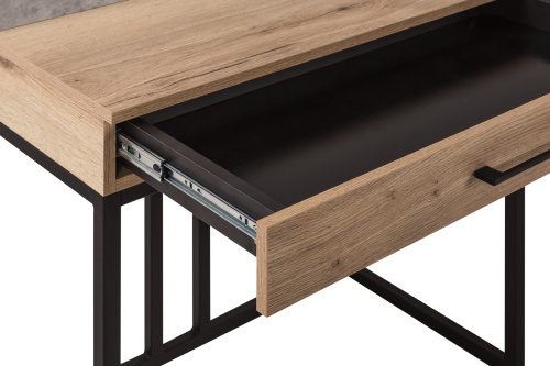 Стол рабочий малый Loft Дуб натур/Бетон. Фото №8