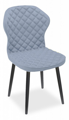 Стул Kenner 239 светло-серый/черный. Фото №1