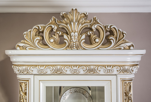 Гостиная "АЛСУ" 1+тв+2, белый глянец. Фото №8