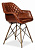 Кресло Secret De Maison EAMES BULL ( mod. M-17668) металл/кожа буйвола, 61х49х80см, античная медь/коричневый