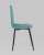 Стул Easy велюр пыльно-голубой фото Стул Easy велюр пыльно-голубой. Фото №4