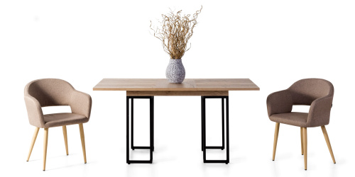 Стол раскладной обеденный Loft 160 Дуб натур. Фото №14