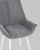 Стул Осло велюр серый белые ножки. Фото №9