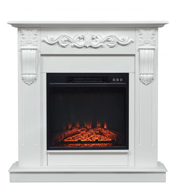 Электрокамин RealFlame Dominica WT c Junior Black 18. Фото №2