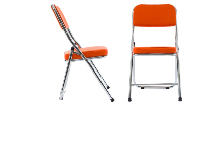 Стул Chair раскладной оранжевый. Фото №2