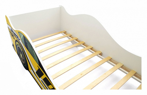 Кровать-машина Супра, желтый. Фото №6