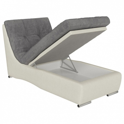 Диван угловой Релакс (Монреаль) (велюр, Серый) 385/82/202 канапе слева. Фото №2