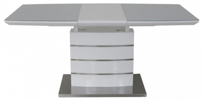 Стол обеденный DT-9123 белый/белый, хром. Фото №2