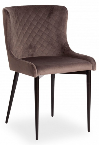 Стул MANTRA (mod. 713) ткань/металл, 49х61х82 см, высота до сидения 49 см, темно-серый barkhat 14/черный (поставляется по 4 шт). Фото №1