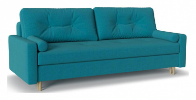 Диван прямой Белфаст unit Azur пантограф Синий велюр. Фото №2