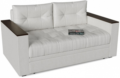 Диван прямой Атланта Мини Выкатной (экокожа, Белый) 160/85/83. Фото №2