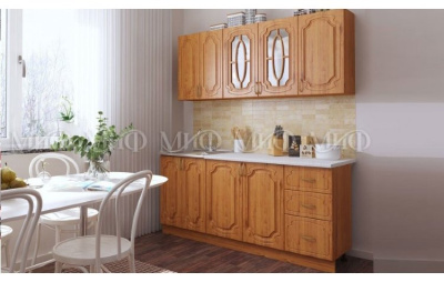 Кухня МДФ сказка, 2000, оль х а матовый. Фото №2