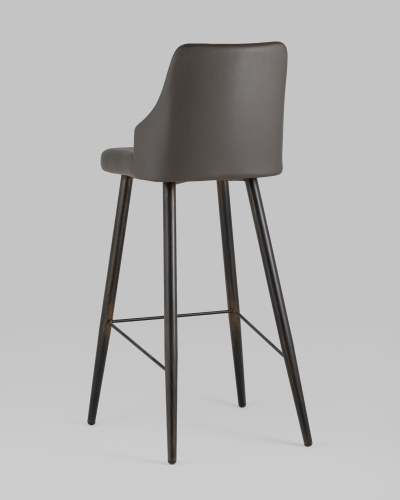 Стул барный Коналл экокожа таупе. Фото №7