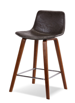 Полубарный стул JY1733-61 коричневый. Фото №3