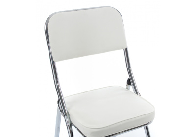 Стул Chair раскладной белый. Фото №3