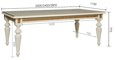 Стол Милана 1РД П390.01. Фото №3