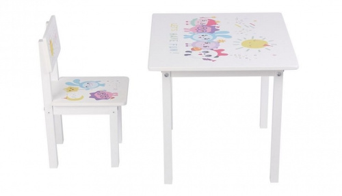 Набор для детской Polini Kids Малышарики 105 S, белый фото Набор для детской Polini Kids Малышарики 105 S, белый. Фото №4