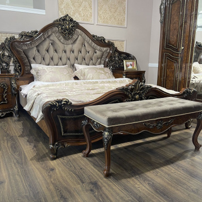 Банкетка Джоконда корень дуба глянец. Фото №2