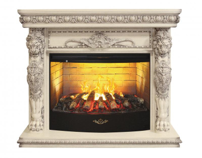 Электрокамин RealFlame Romano 33 WT с FireStar 33 3D. Фото №2