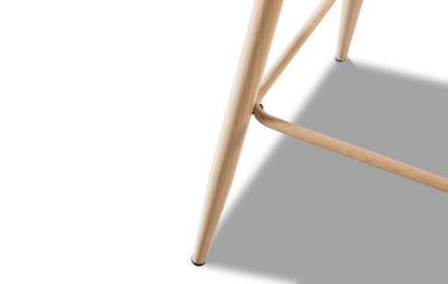 Барный стул 350B голубой/дерево. Фото №5