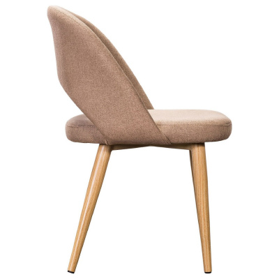 Кресло Lars Сканди Браун/Натуральный Дуб. Фото №3