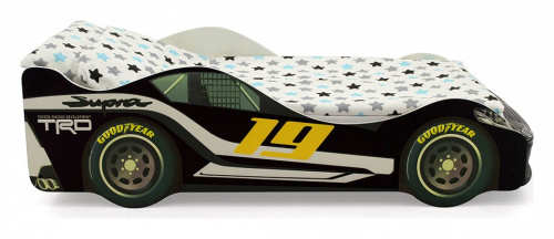 Кровать-машина Супра, черный. Фото №3