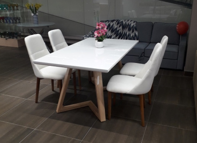 Стол Т1692 (160-220) Белый (Avalon). Фото №4