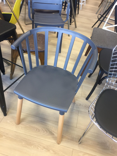 Стул Сен-Тропе черно-серый. Фото №7