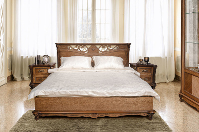 Кровать двойная Алези с низким изножьем. Фото №3