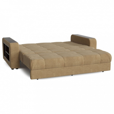 Диван прямой Сансет Браун аккордеон (велюр, Коричневый) 153/95/110. Фото №2