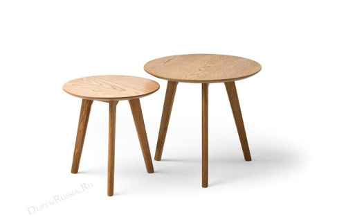 Комплект из двух круглых столиков CT-911 Дуб. Фото №6