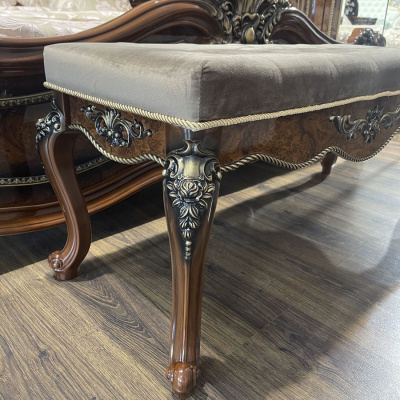 Банкетка Джоконда корень дуба глянец. Фото №5