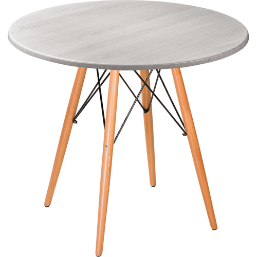 Стол Eames woodR white wood 80 см. Фото №2