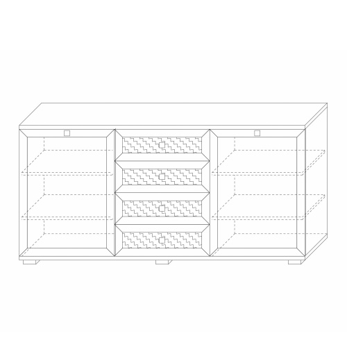Комодино (фасады глухие) Парма Нео. Фото №4