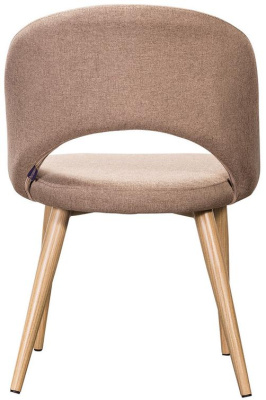 Кресло Lars Сканди Браун/Натуральный Дуб. Фото №5