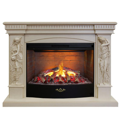 Электрокамин RealFlame Diva 33 WT с FireStar 33 3D. Фото №2