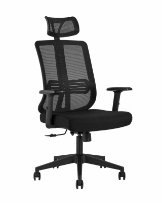 Кресло руководителя TopChairs Post черное. Фото №2