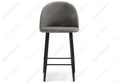 Барный стул Амизуре темно-серый / черный матовый. Фото №2