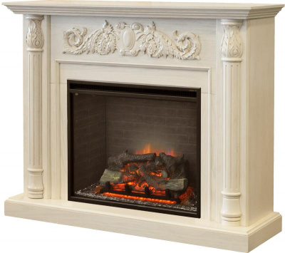 Электрокамин RealFlame Salford 33 WT с Leeds 33 SDW. Фото №3