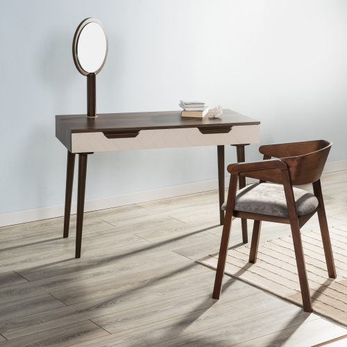 Зеркало для стола туалетного Сканди Орех фото Зеркало для стола туалетного Сканди Орех. Фото №7