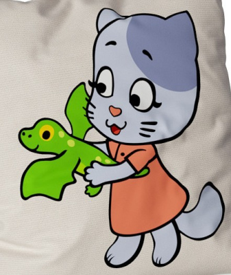 Подушка декоративная Юниор Оранжевая Корова. Фото №2