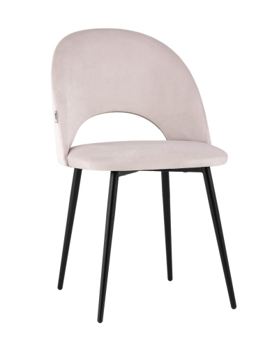 Стул Меган велюр светло-розовый фото Стул Меган велюр светло-розовый. Фото №2